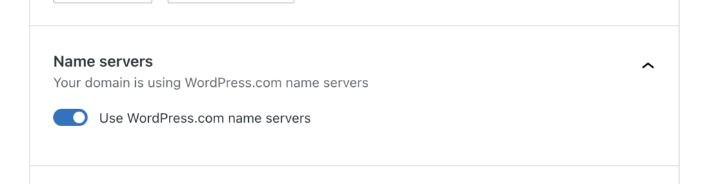 Change domain servers in WordPress